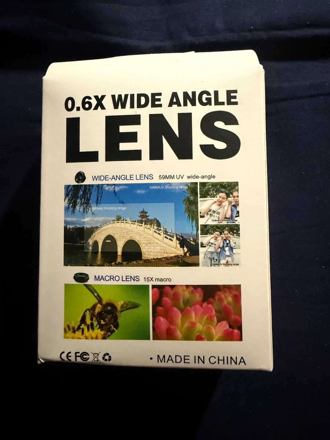 0.6X Wide Angle Lens with Macro for Smartphone - photo 3