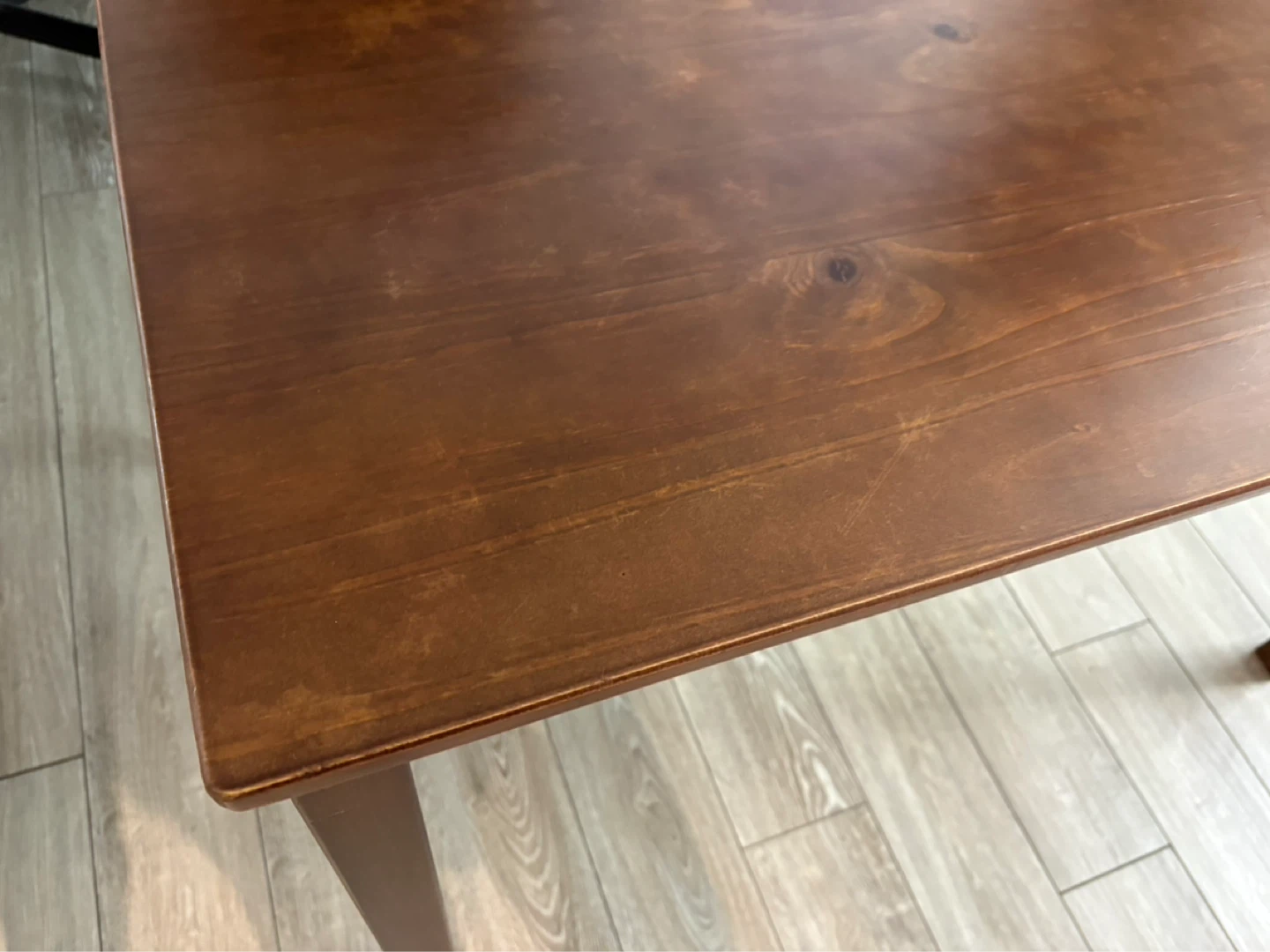 Wooden Dining Table for 4 - Brown - photo 3