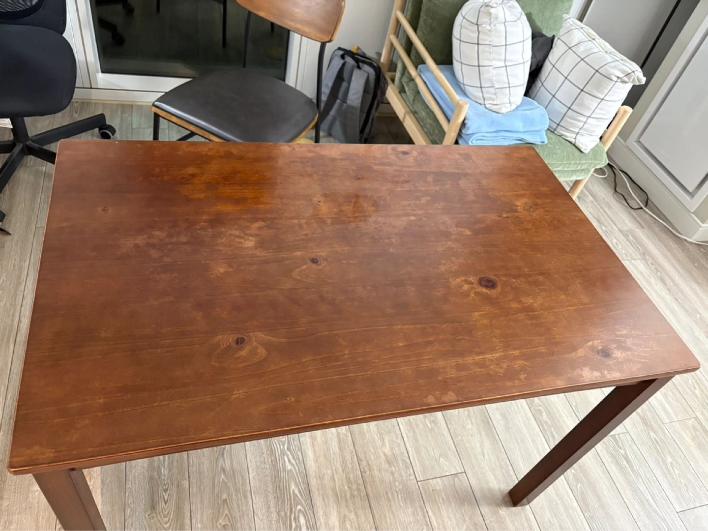 Wooden Dining Table for 4 - Brown