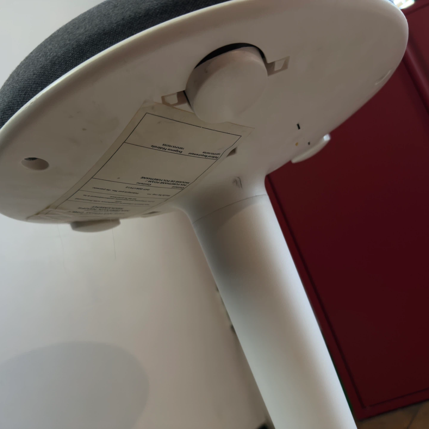 Adjustable Standing Stool - White & Grey - photo 3
