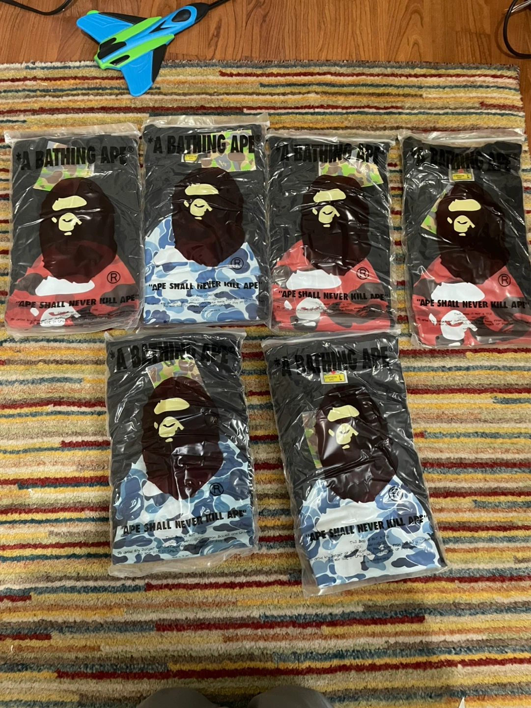 Large BAPE t-shirts 1:1