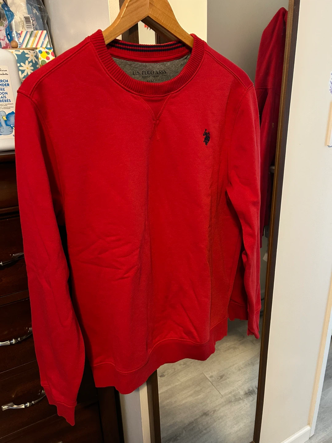 U.S. Polo Assn. Red Crewneck Sweatshirt - M - photo 3
