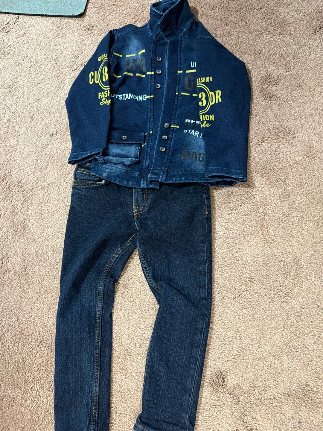 Boys Denim Jacket and Jeans Set