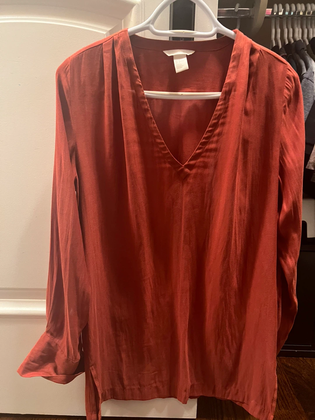 H&M V-Neck Blouse - Size 6