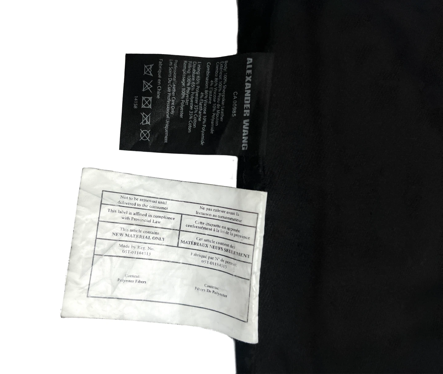 ALEXANDER WANG LEATHER  TROUSERS - photo 5