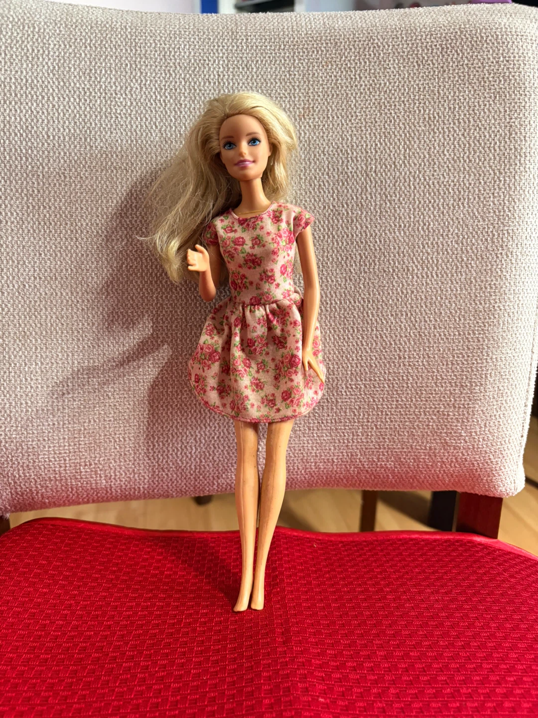 Barbie Doll in Floral Dress