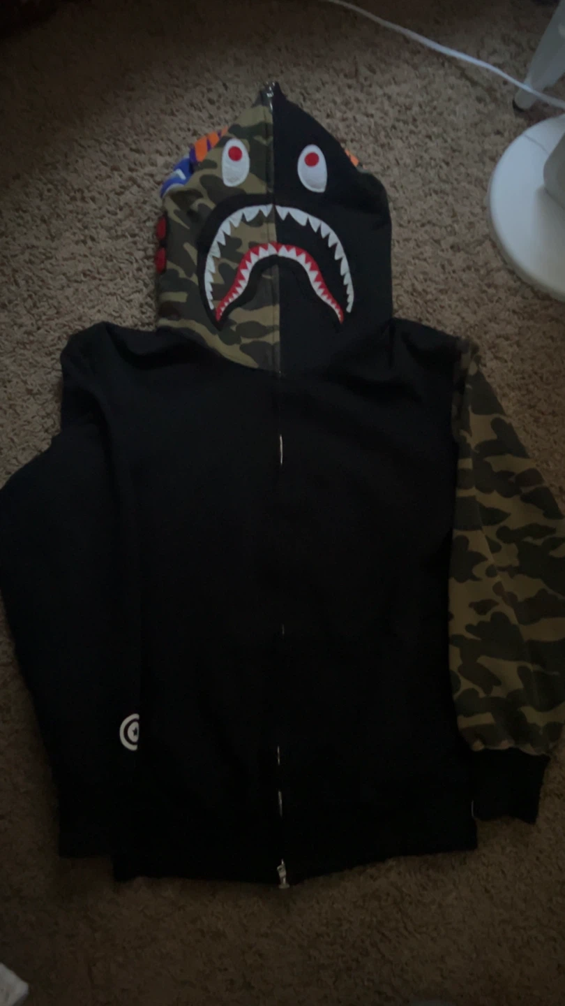 Authentic Black bape hoodie