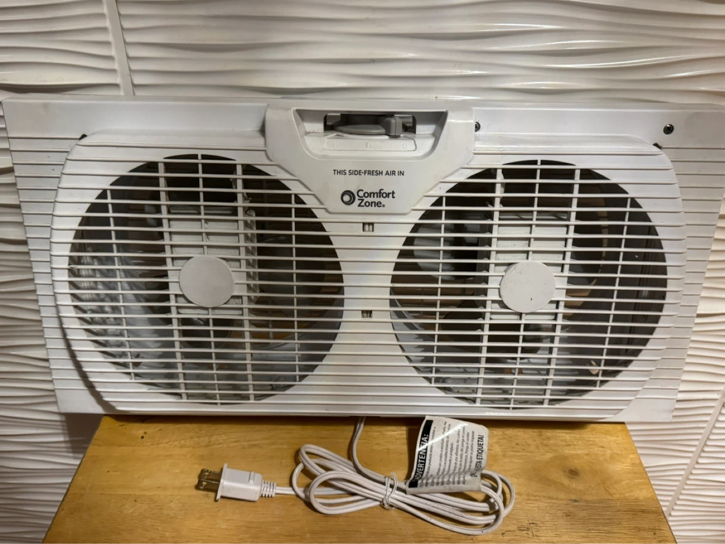 Comfort Zone Twin Window Fan