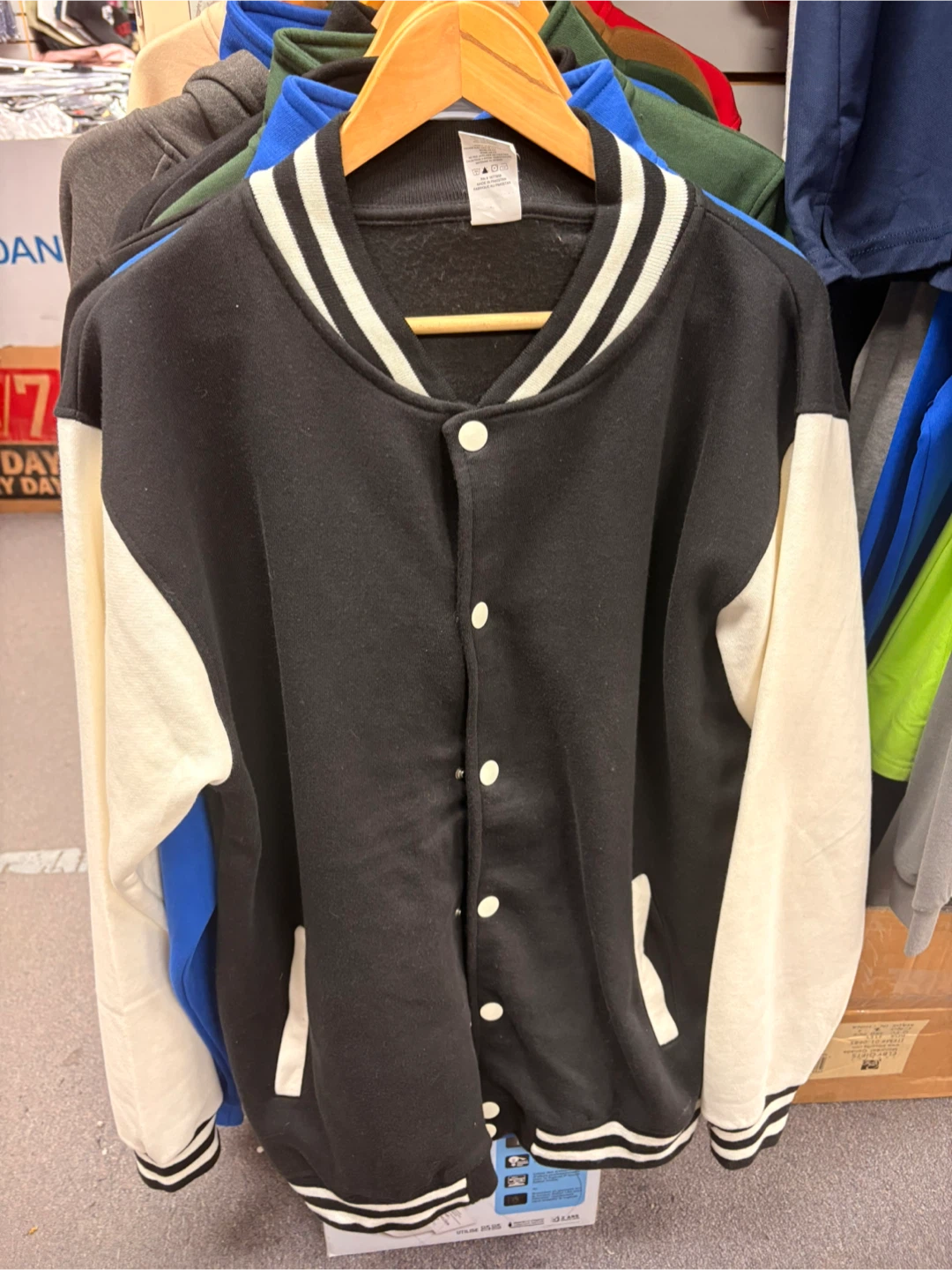 Varsity Jacket - Black and White