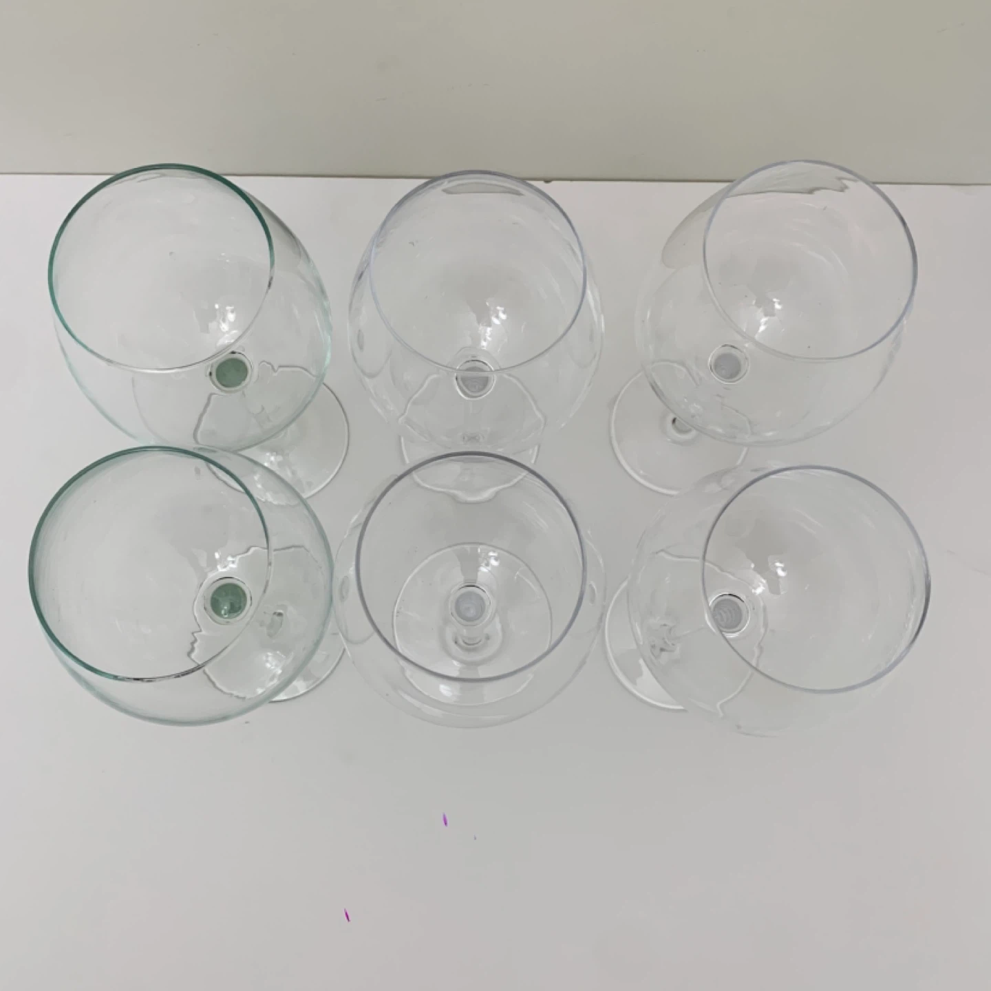 Wine Glasses Large Glass Goblets Bar Kitchen Drinkware Set 6 - photo 5