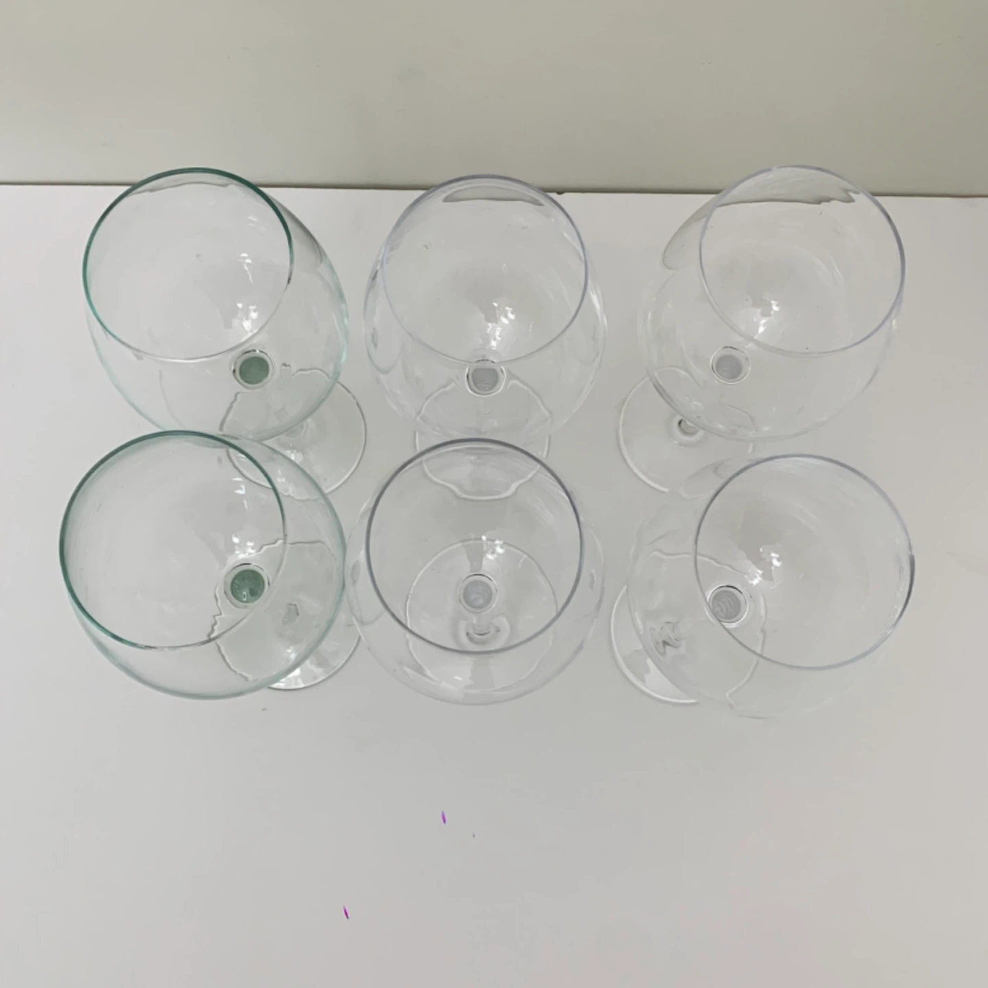 Wine Glasses Large Glass Goblets Bar Kitchen Drinkware Set 6 - photo 3