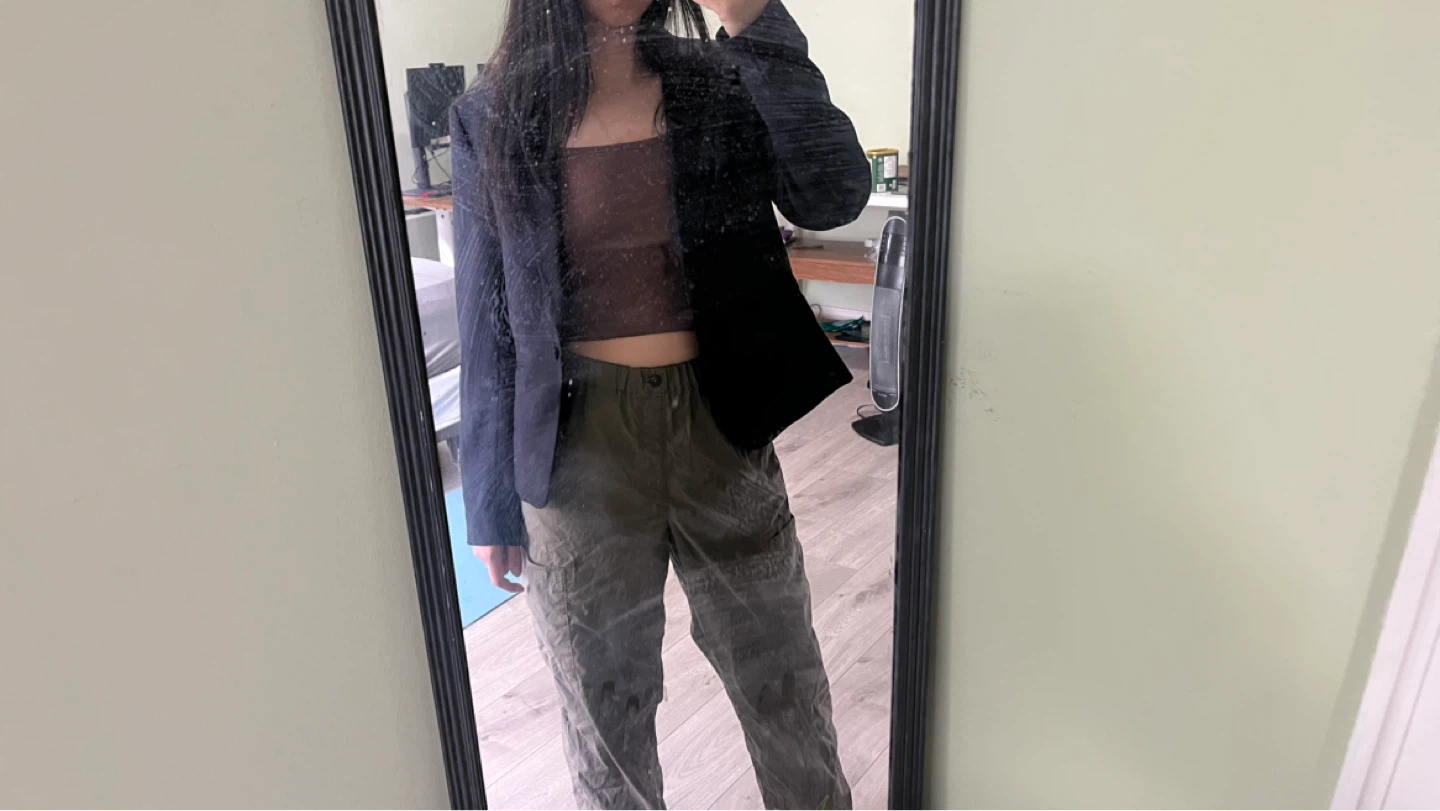 H&M Women's Black Blazer - Size 12