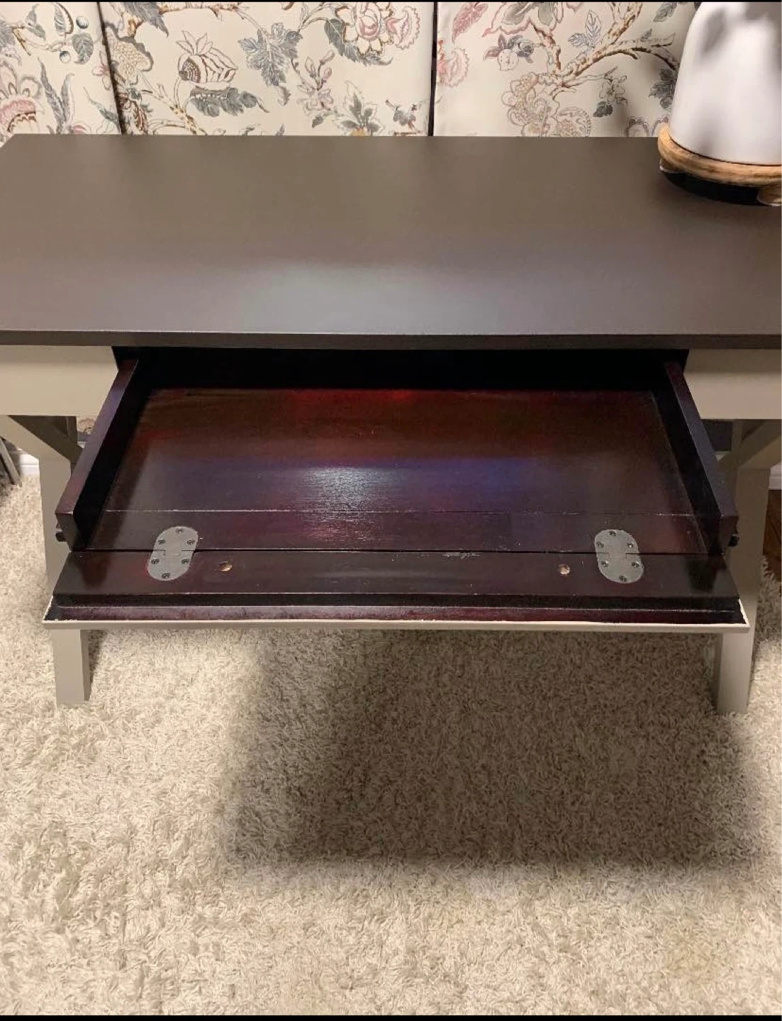 X-Leg Desk with Drawer - photo 4