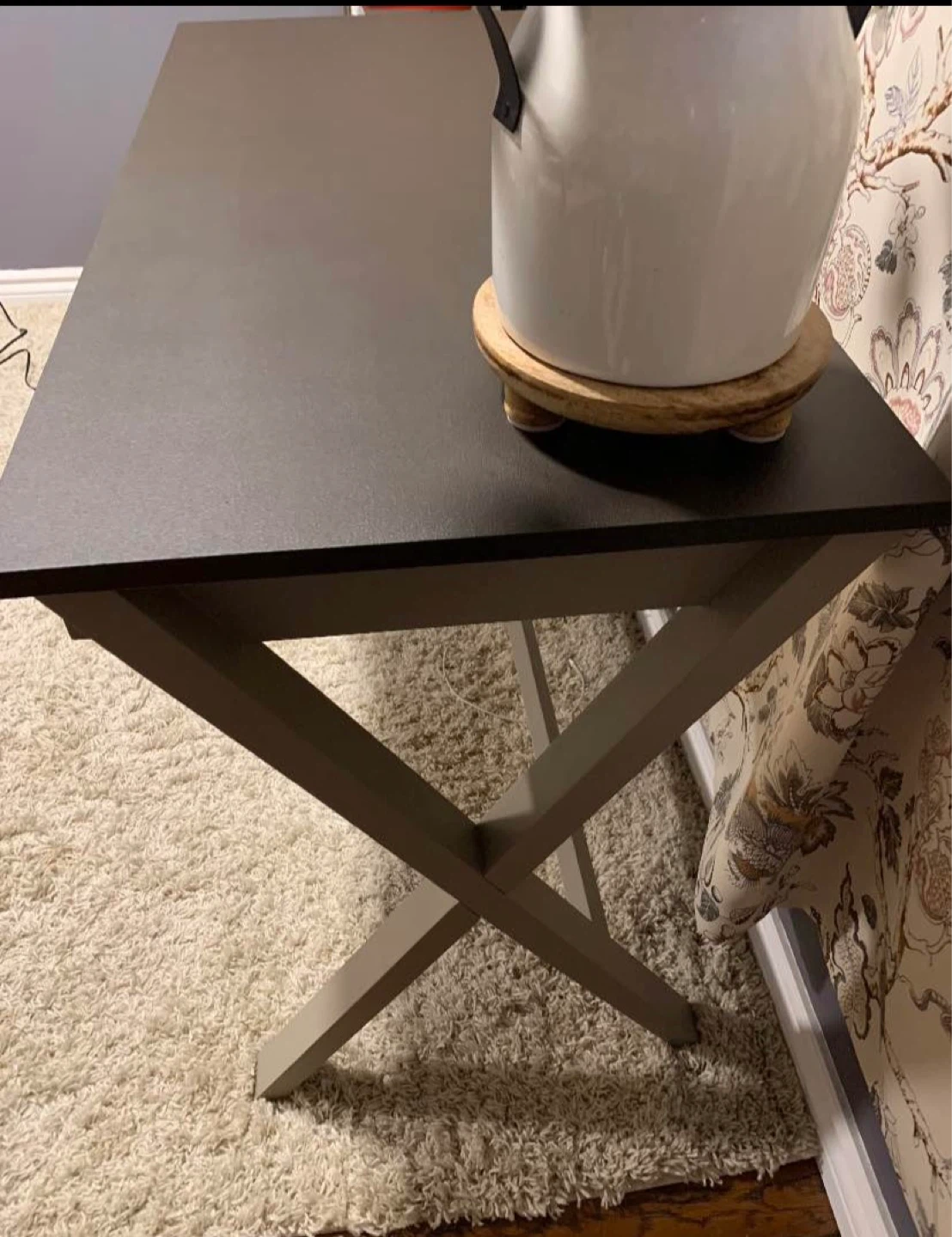 X-Leg Desk with Drawer - photo 5