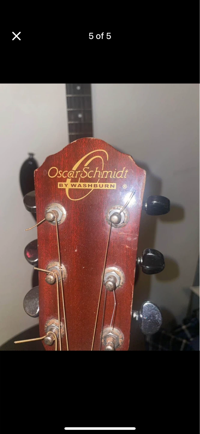Oscar Schmidt by Washburn Acoustic Guitar - photo 5