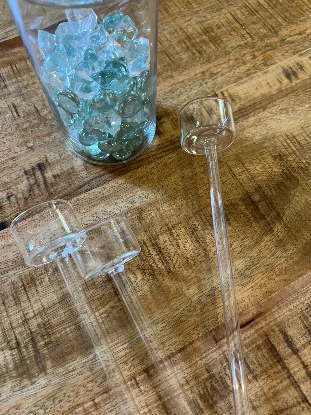 Glass Bud Vases or Tea light Holders Set - photo 5
