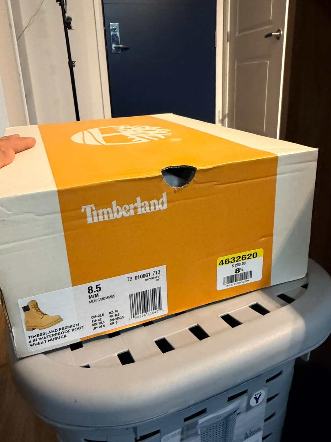 Timberland Premium 6" Waterproof Boot Wheat Nubuck