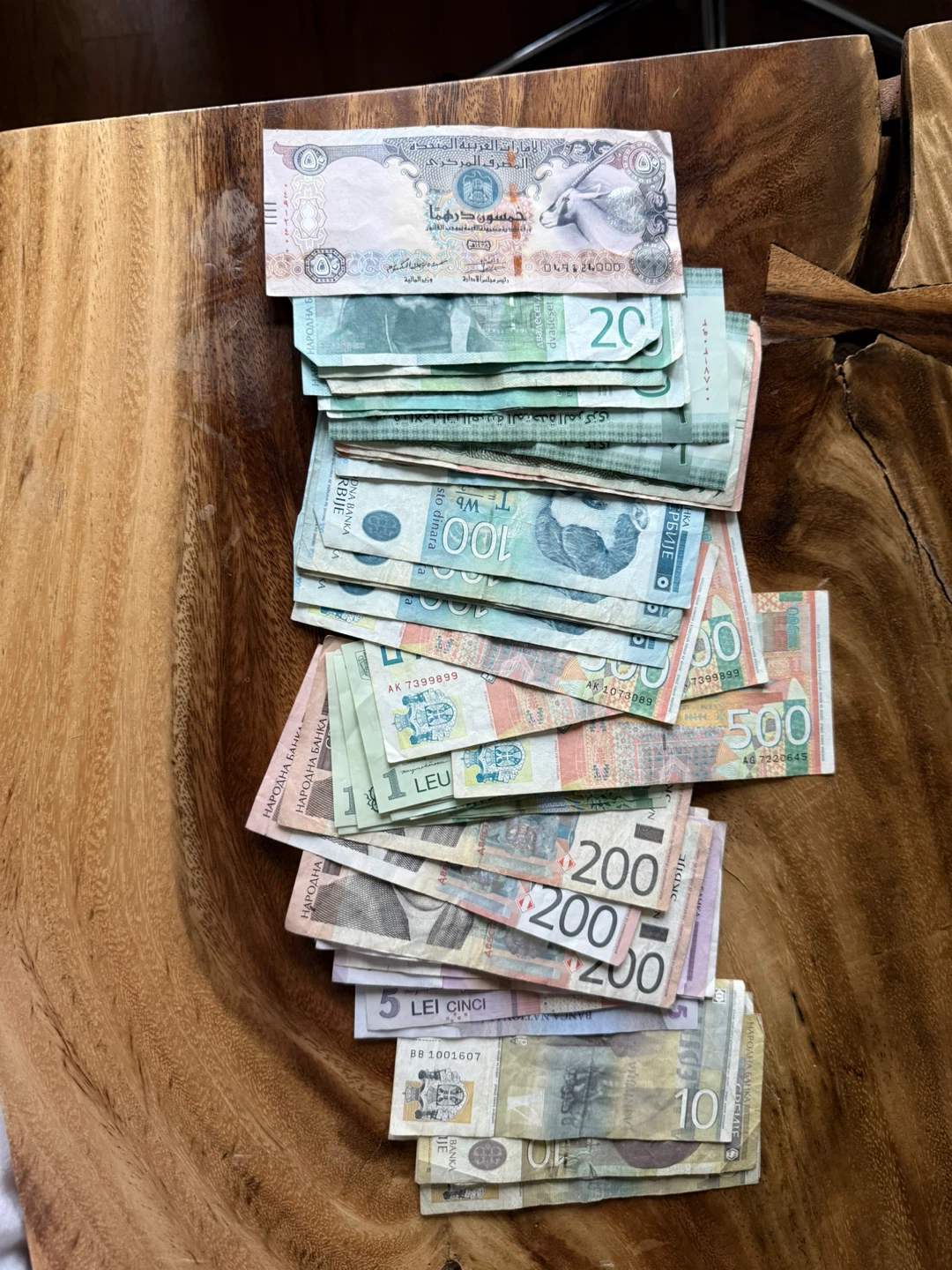 Various Foreign Currency Bills for collectors and travelers