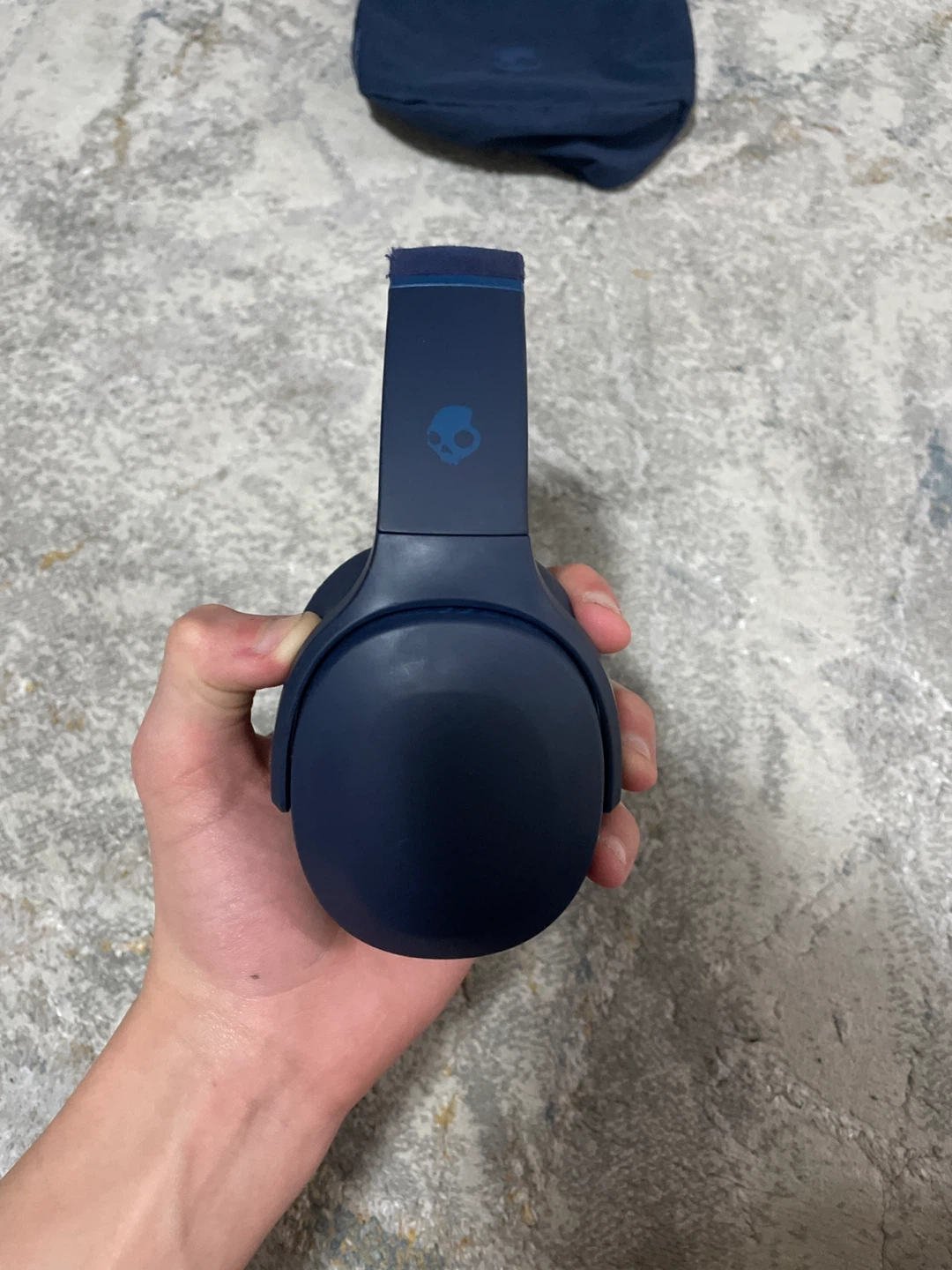 Skullcandy Navy Blue Headphones with Carrying Pouch - photo 4