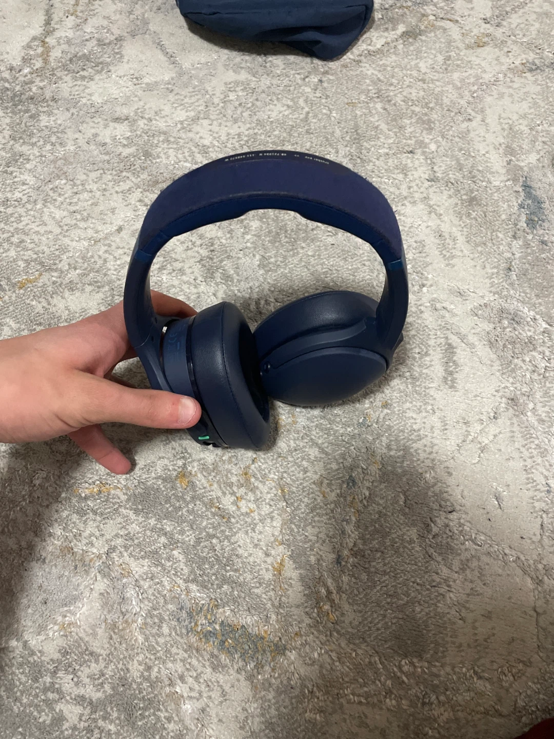 Skullcandy Navy Blue Headphones with Carrying Pouch - photo 5