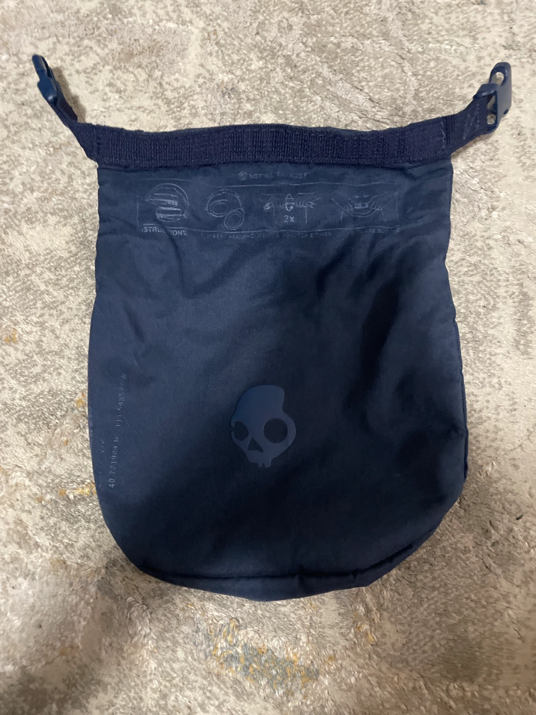 Skullcandy Navy Blue Headphones with Carrying Pouch - photo 2