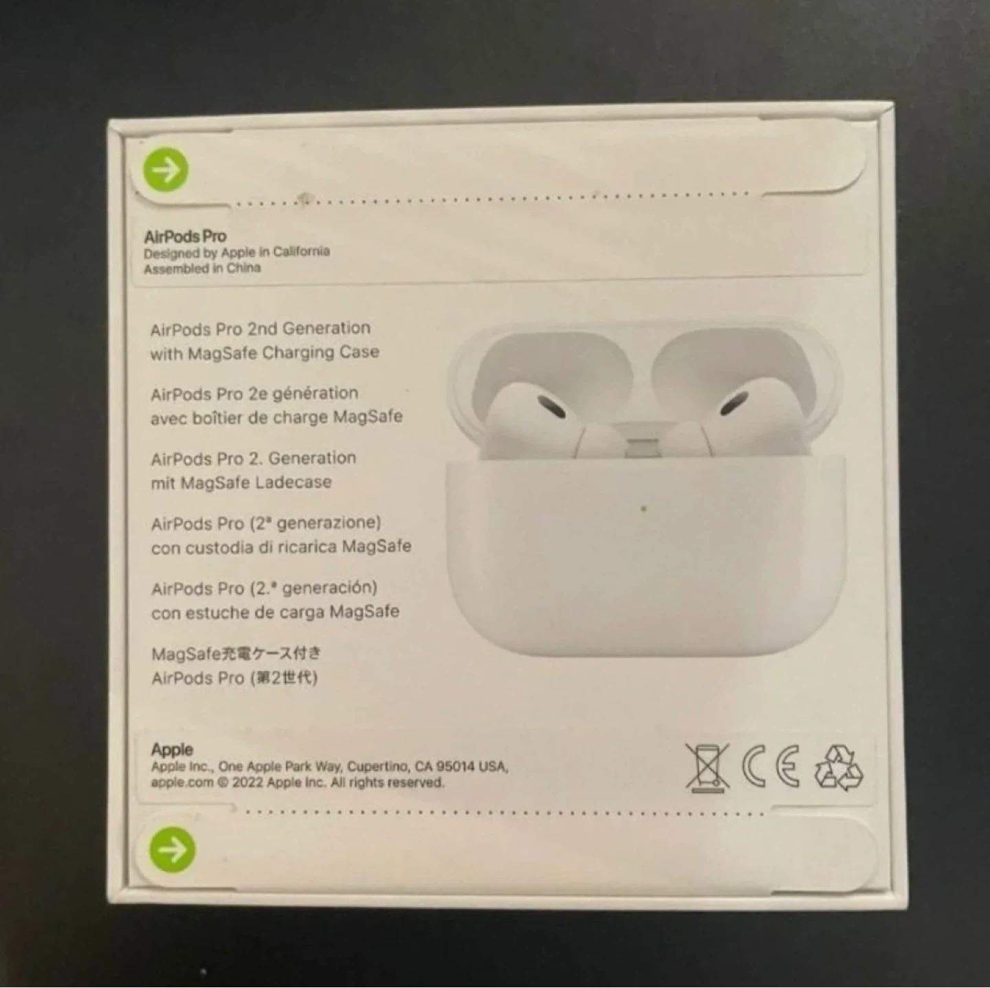 Apple AirPods Pro (2nd Generation) with MagSafe Charging Case - photo 2
