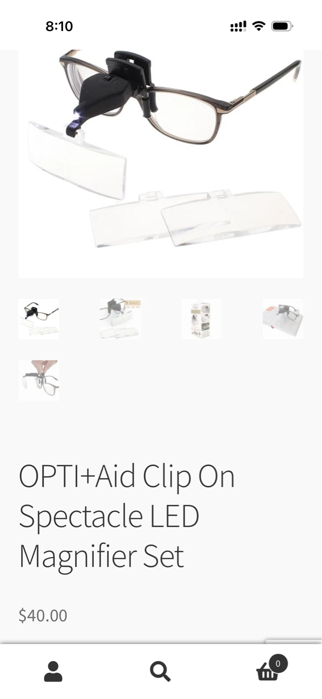 Clip-On Magnifier Set with LED Lamp - photo 4