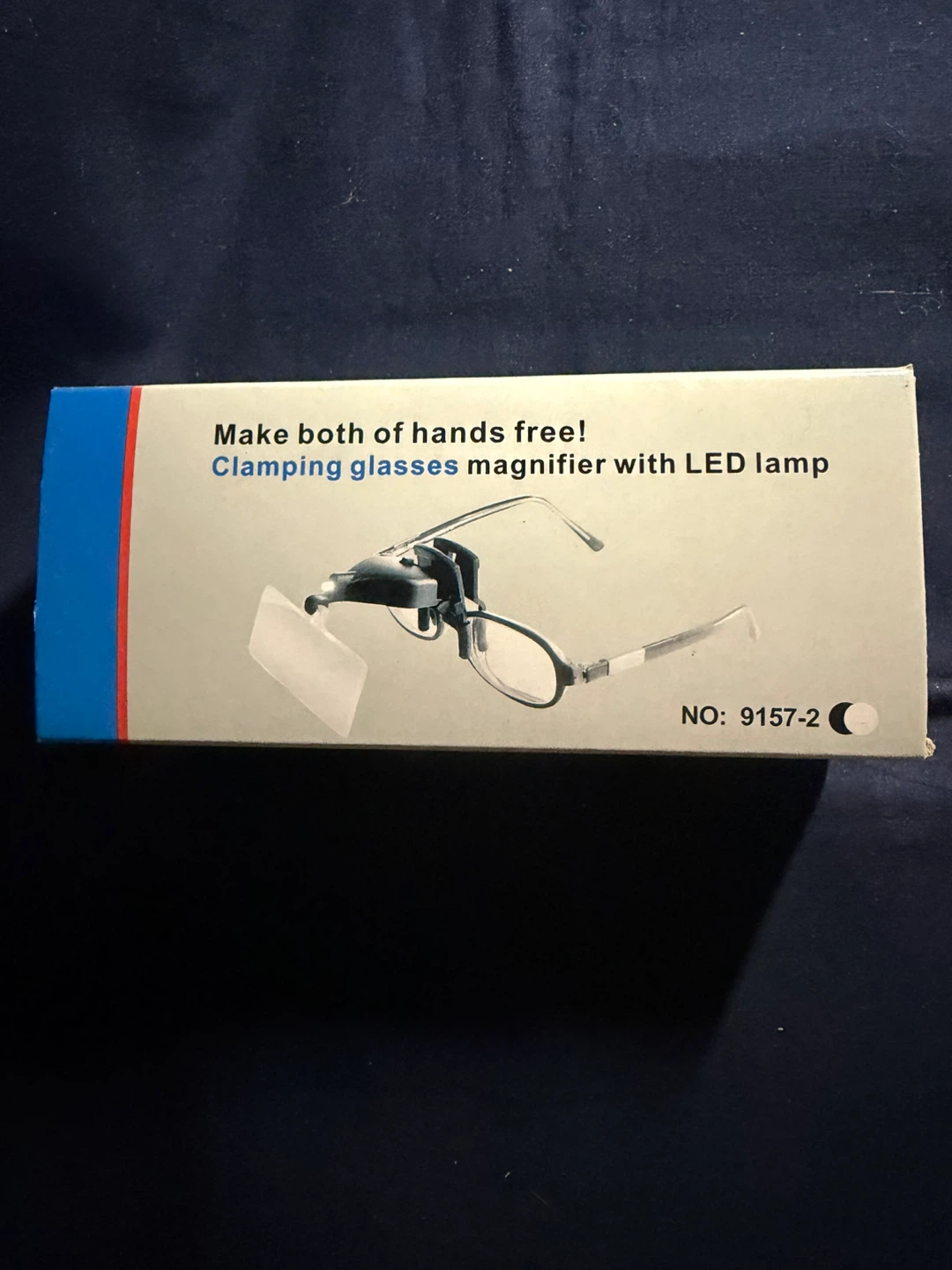 Clip-On Magnifier Set with LED Lamp