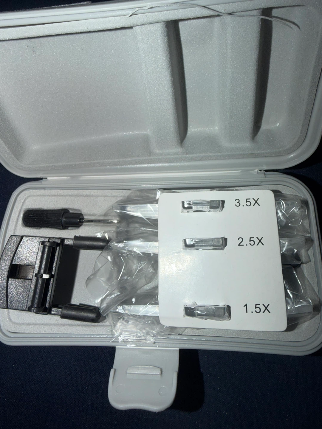 Clip-On Magnifier Set with LED Lamp - photo 2