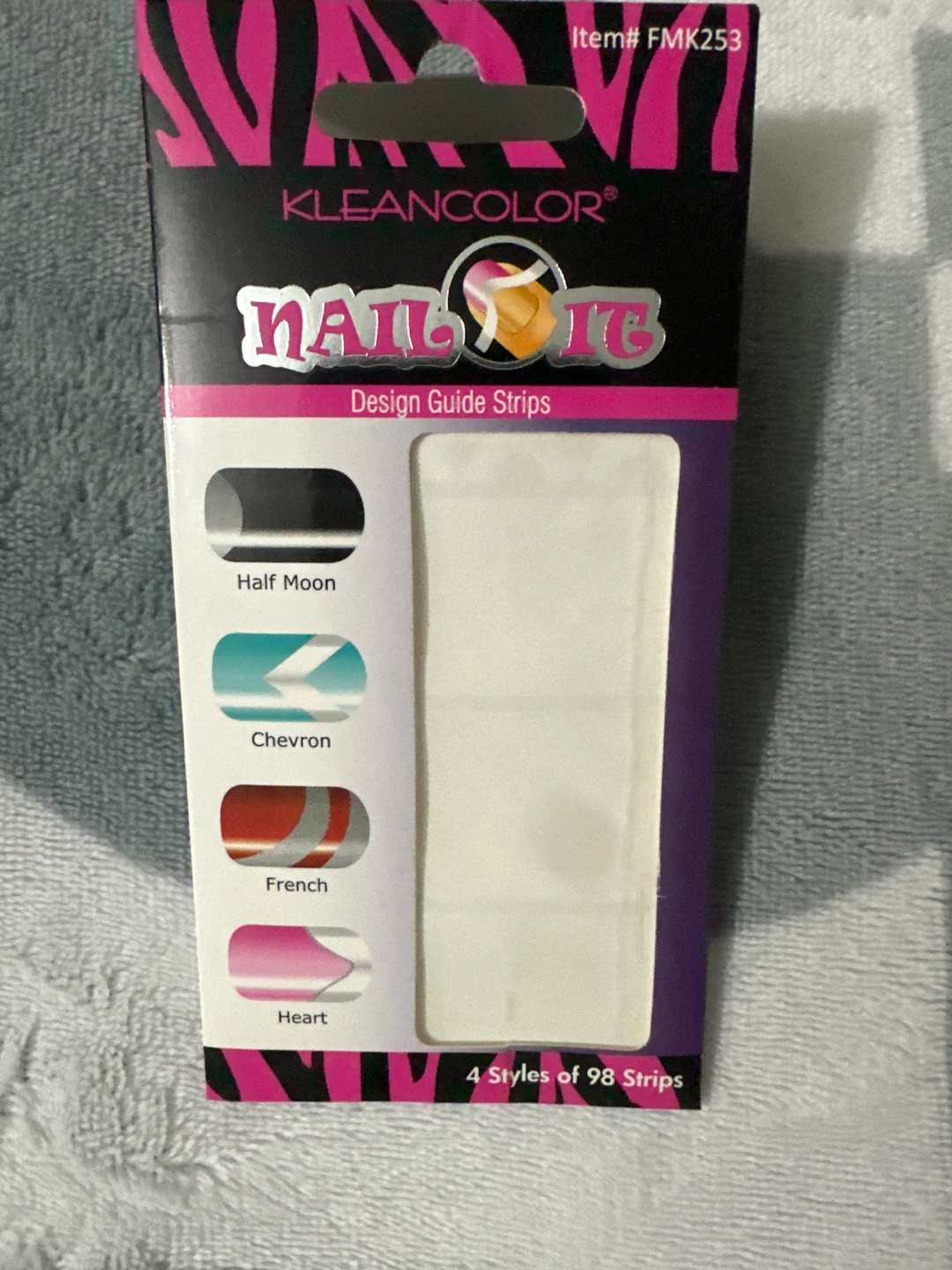 KleanColor Nail It Design Guide Strips - 4 Styles