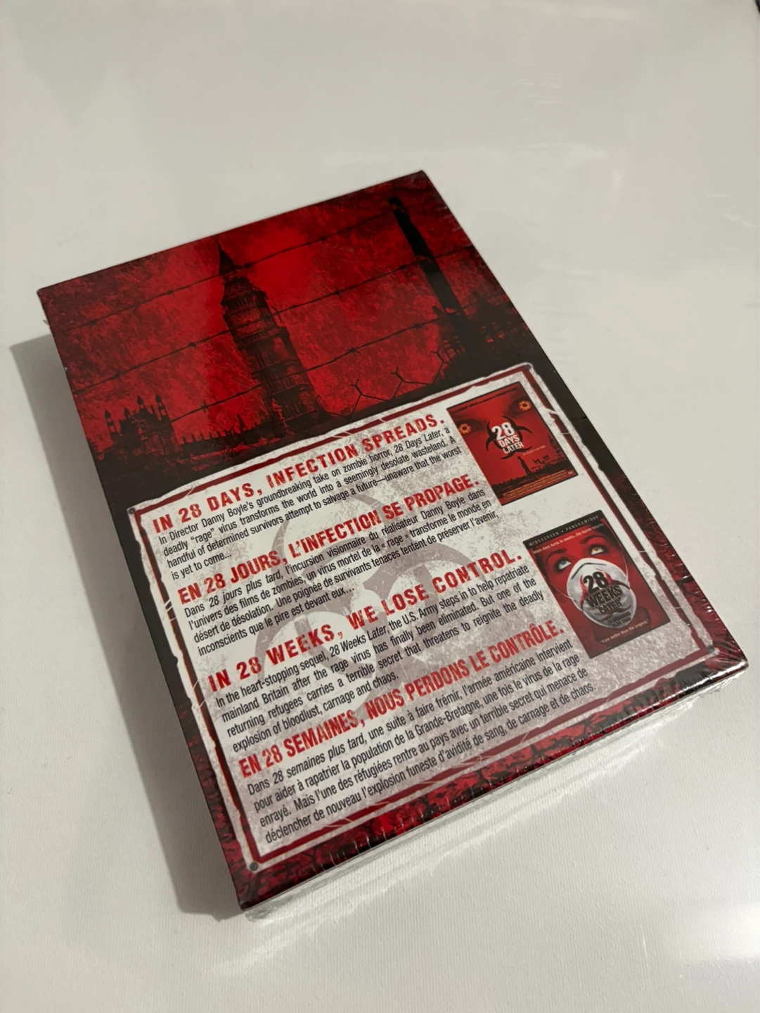 28 days later 28 weeks later DVD movie box set SEALED horror - photo 2