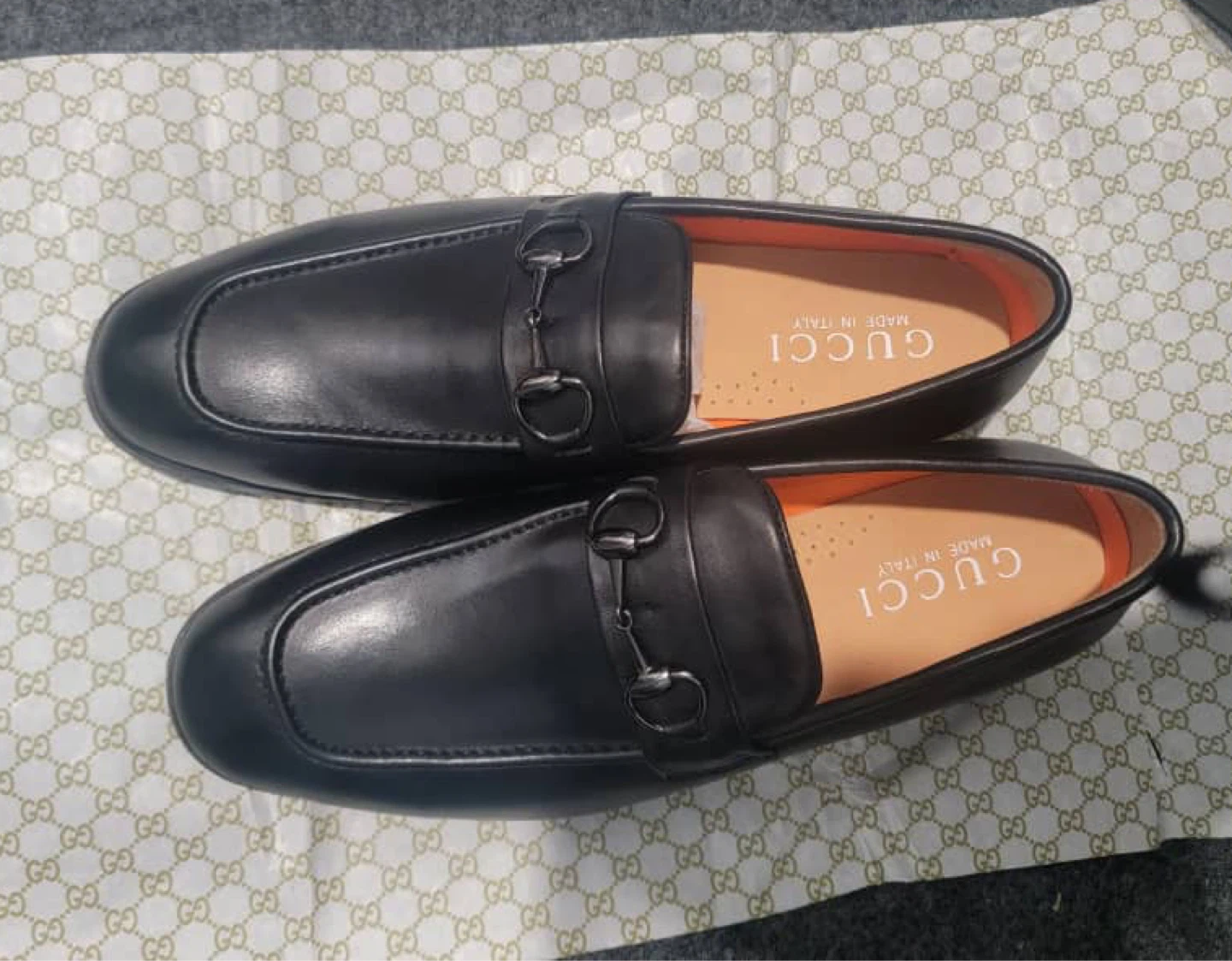Gucci Black Leather Loafers with Horsebit - Size 43 (US 9.5)