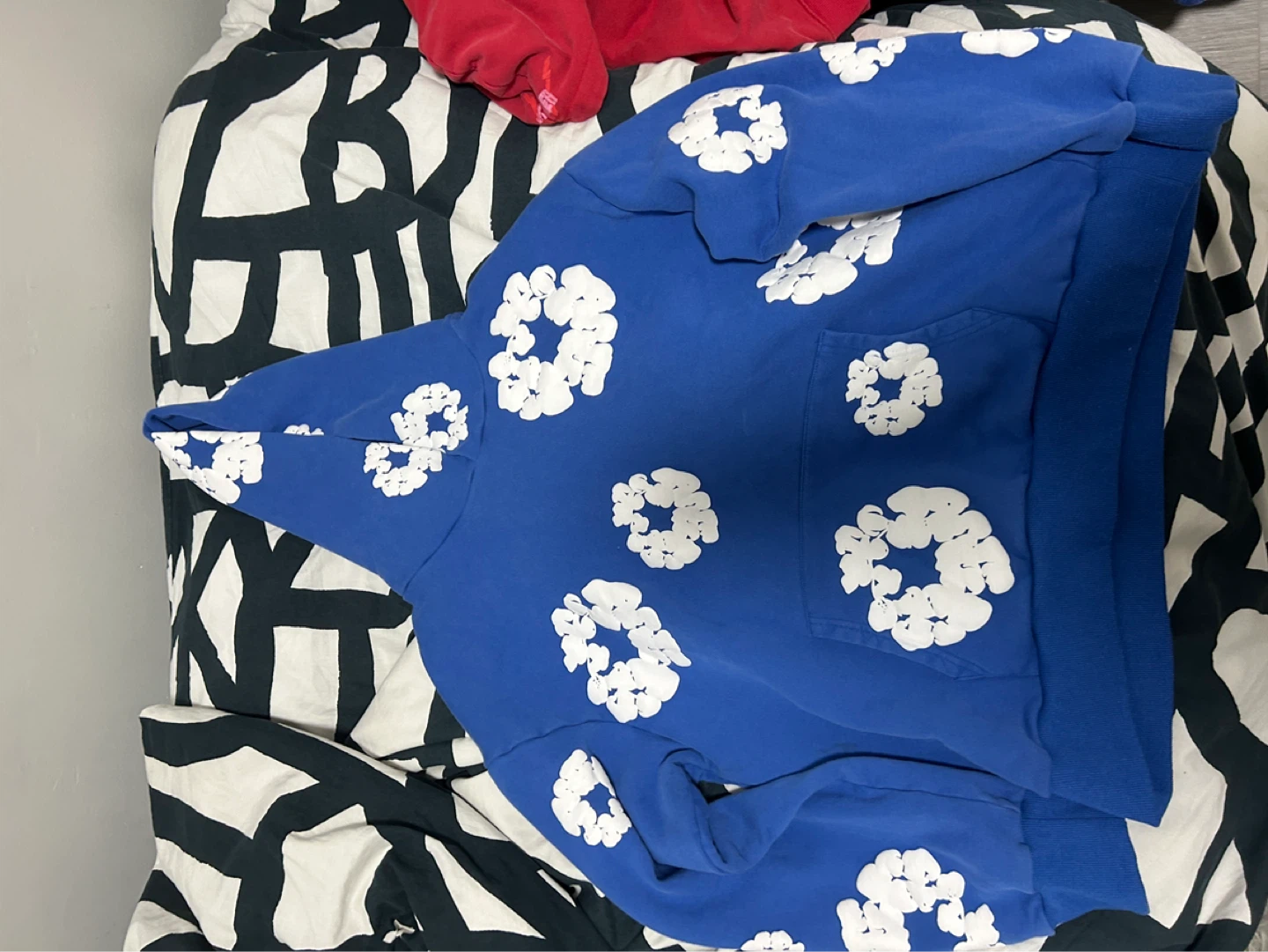 Blue denim tears tracksuit