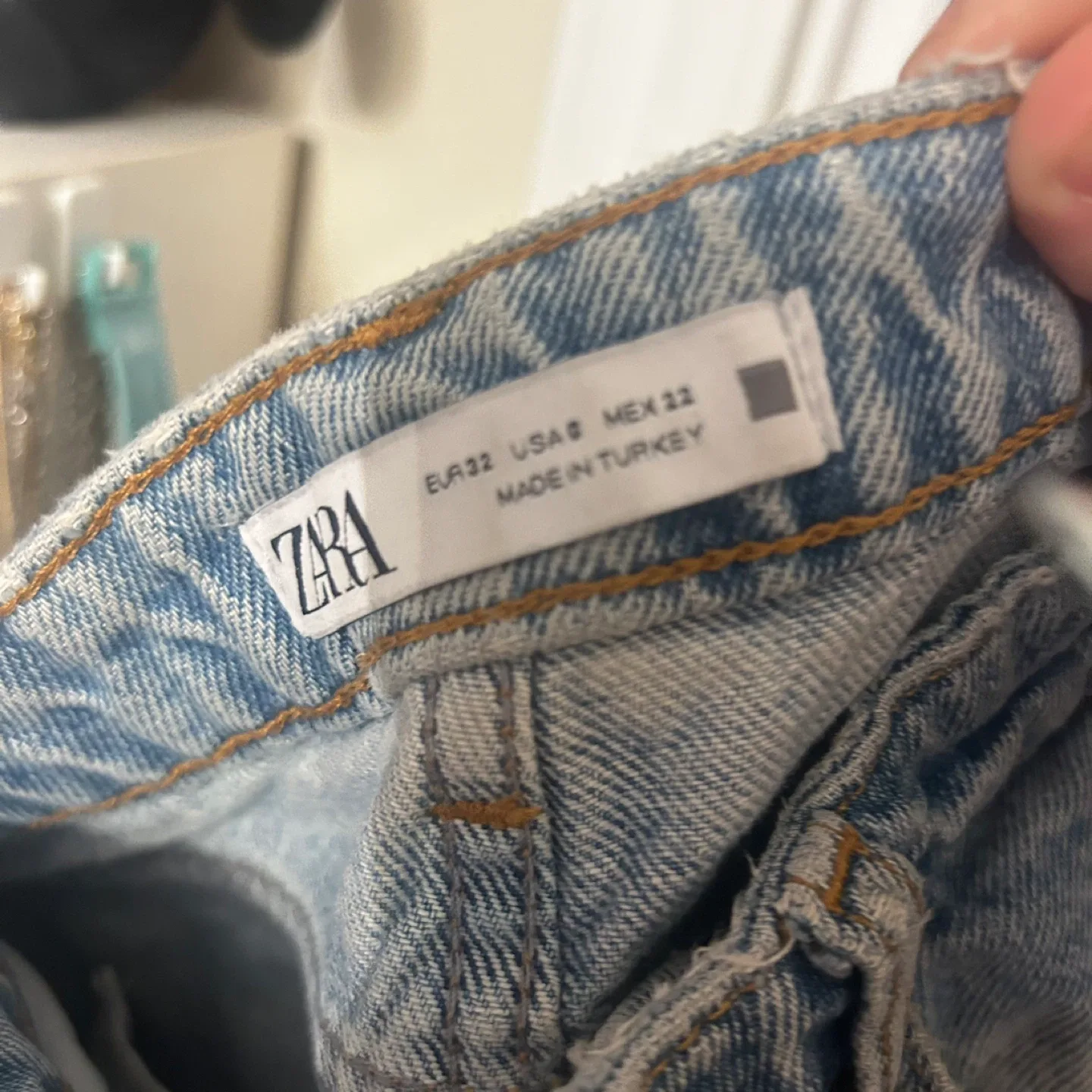 Zara Straight Leg Jeans - photo 3