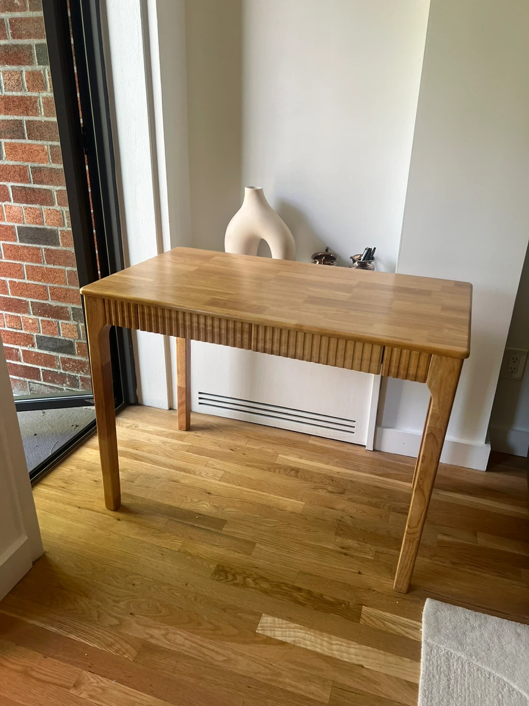 Wooden Desk with Drawer - photo 2