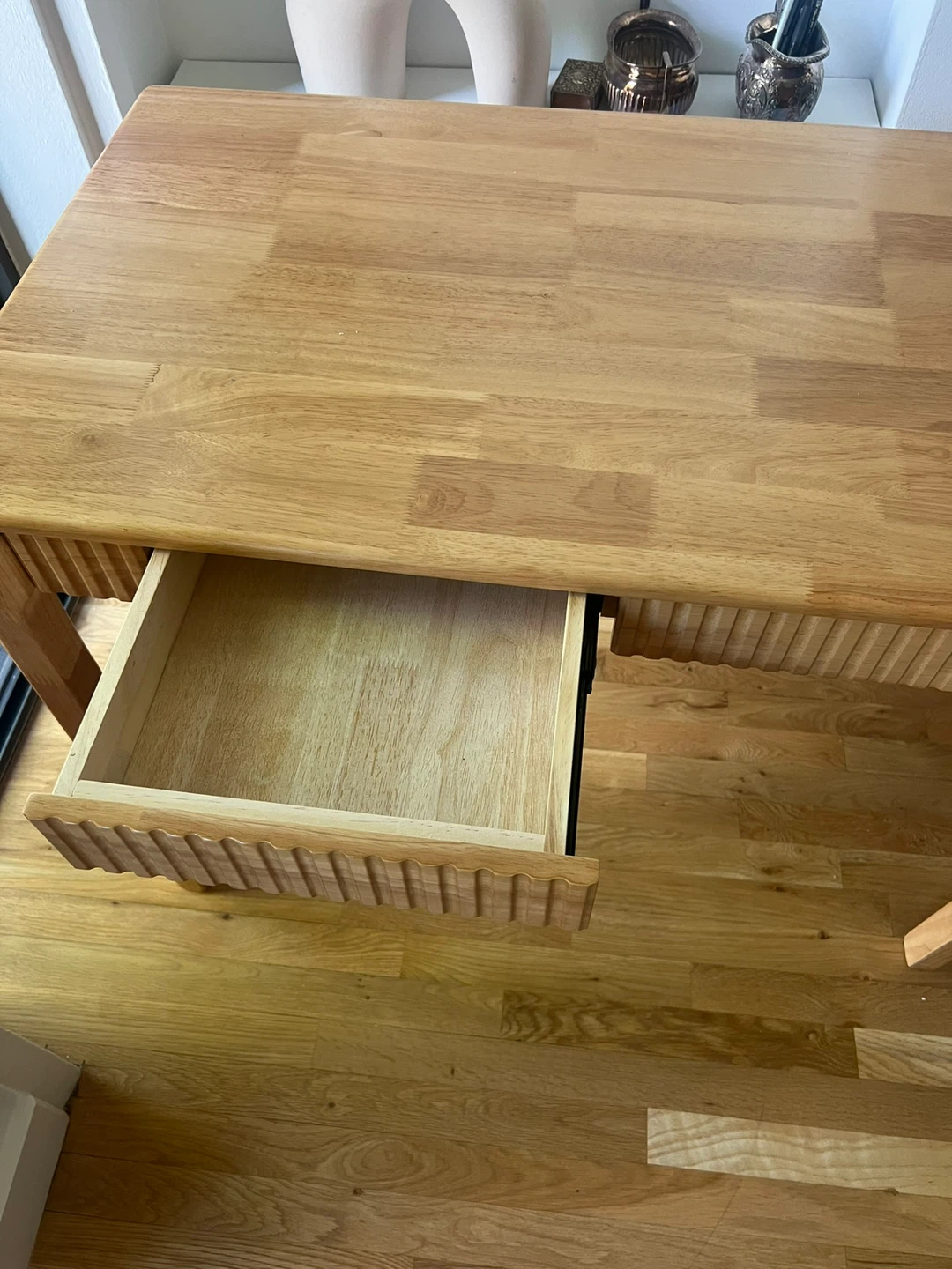 Wooden Desk with Drawer - photo 4