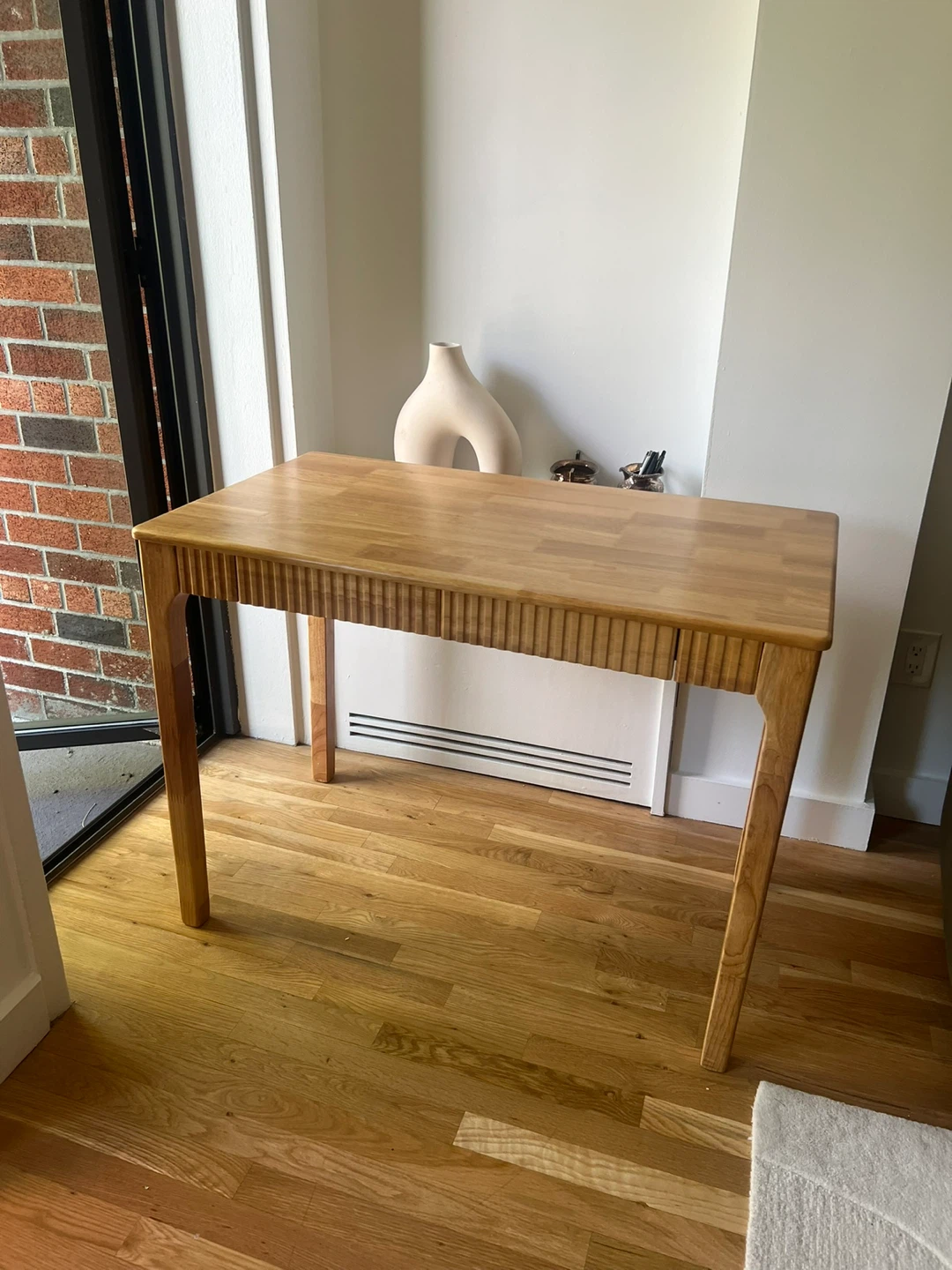 Wooden Desk with Drawer - photo 3