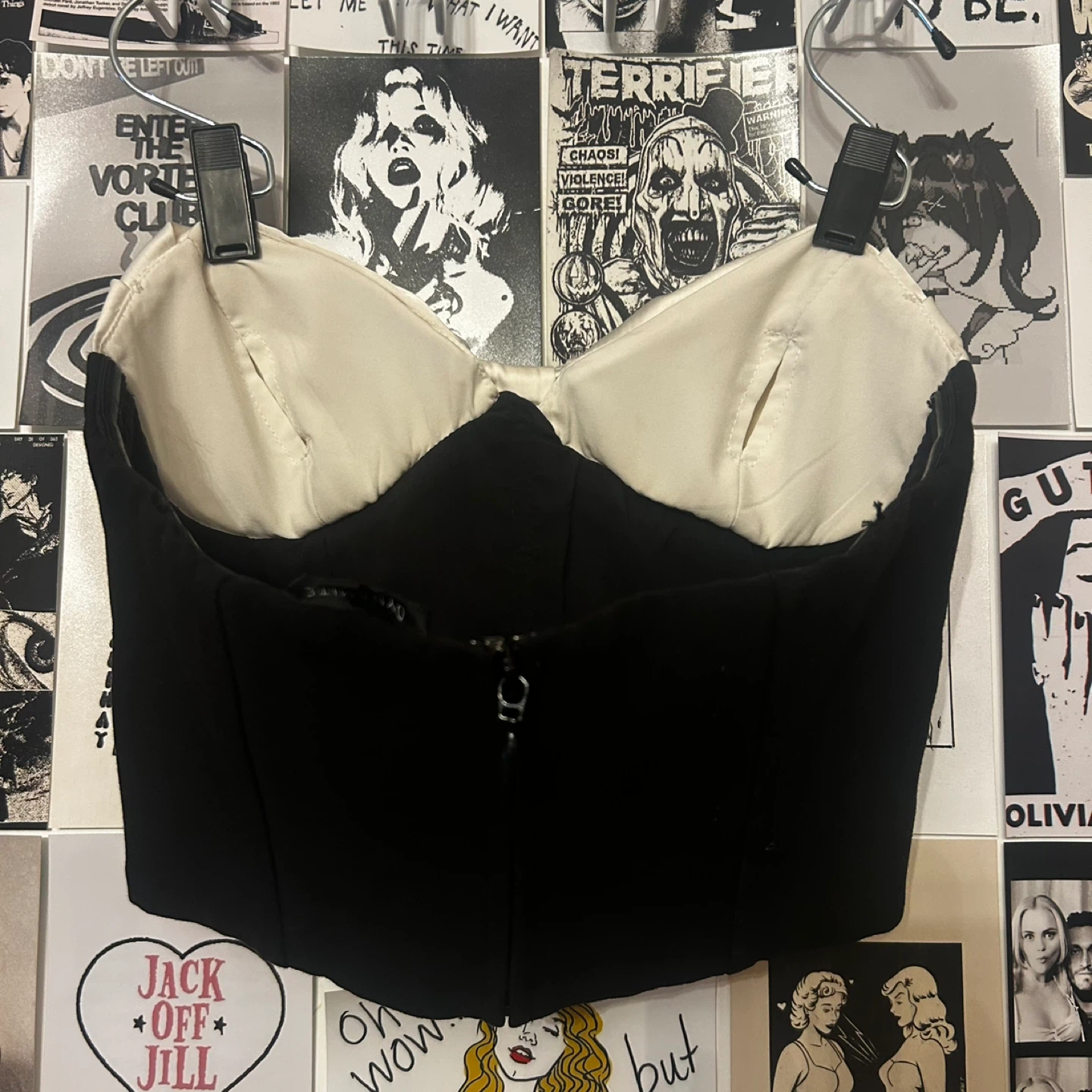 Dynamite White Bow Bustier Top - photo 2