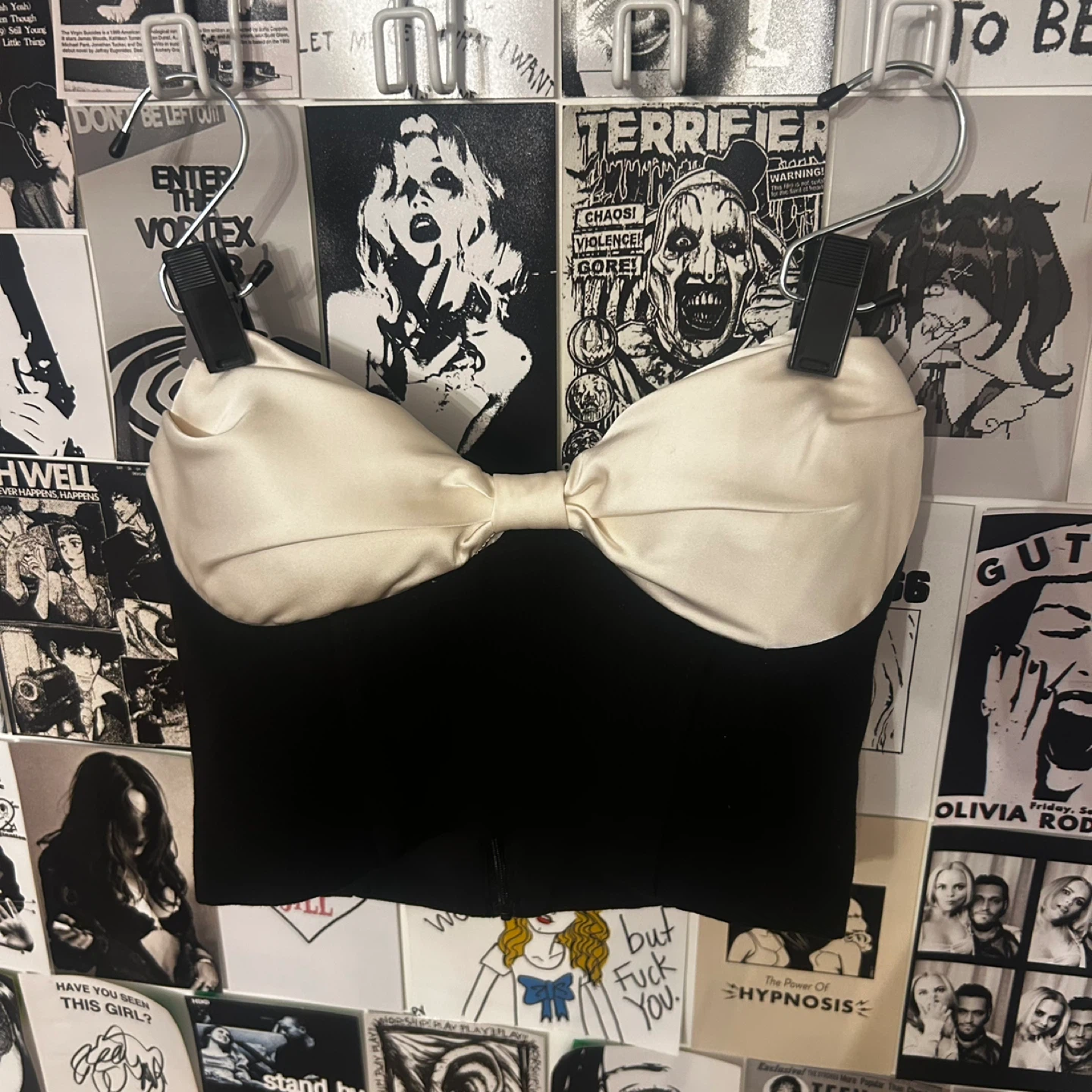 Dynamite White Bow Bustier Top