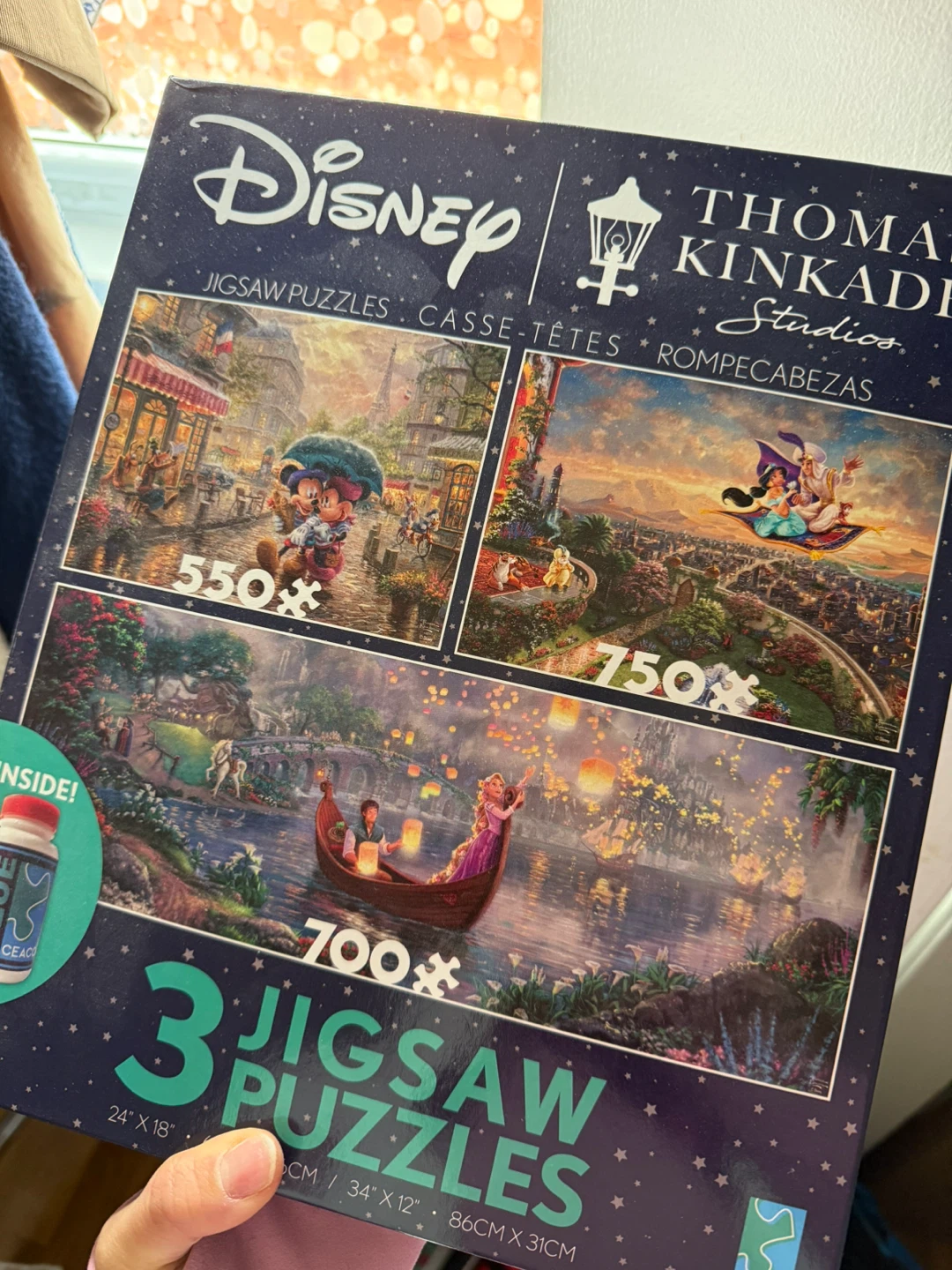 Disney Studios 3 Jigsaw Puzzles Set