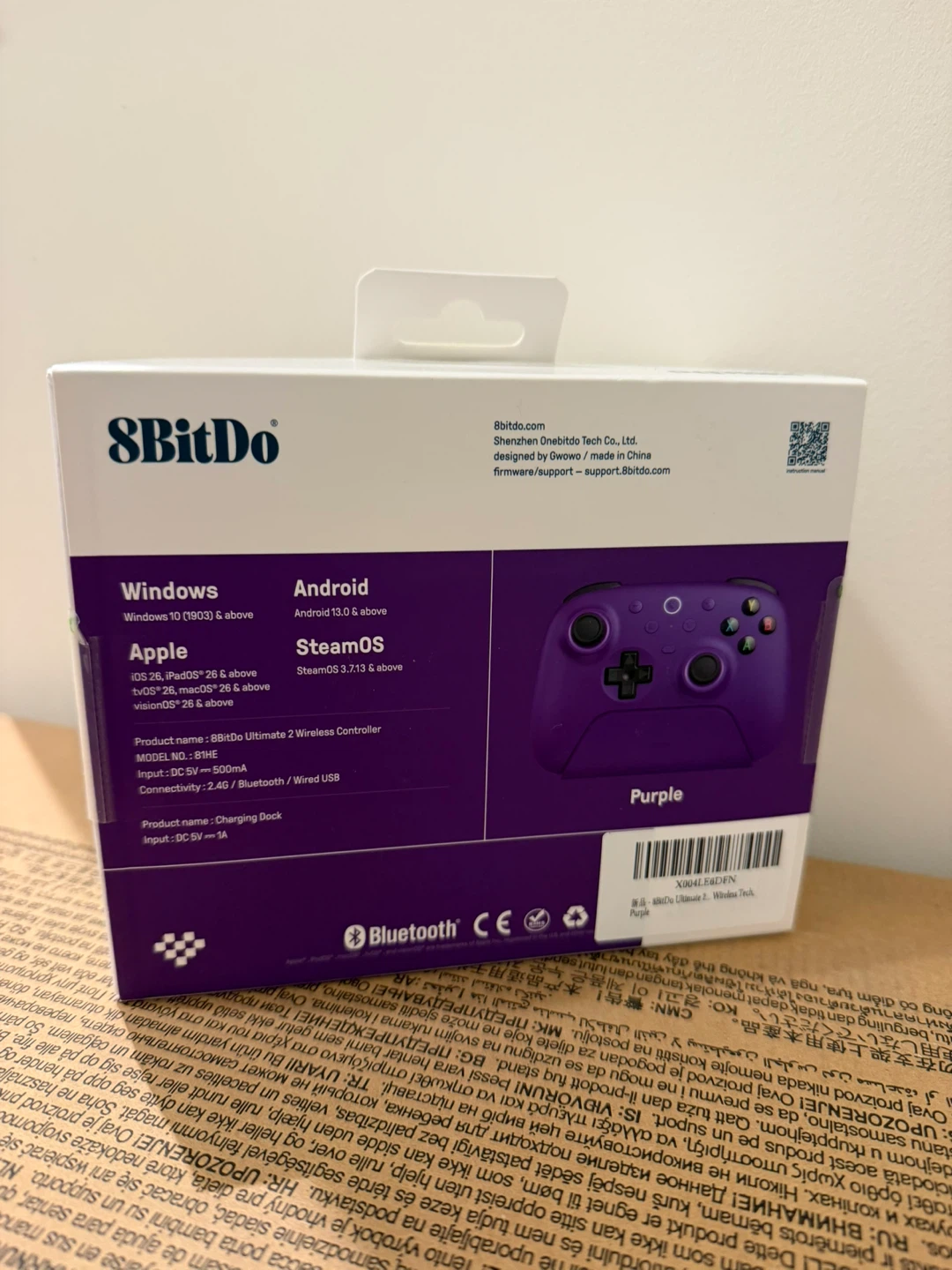 8BitDo Ultimate 2 Wireless Controller - Purple - photo 5