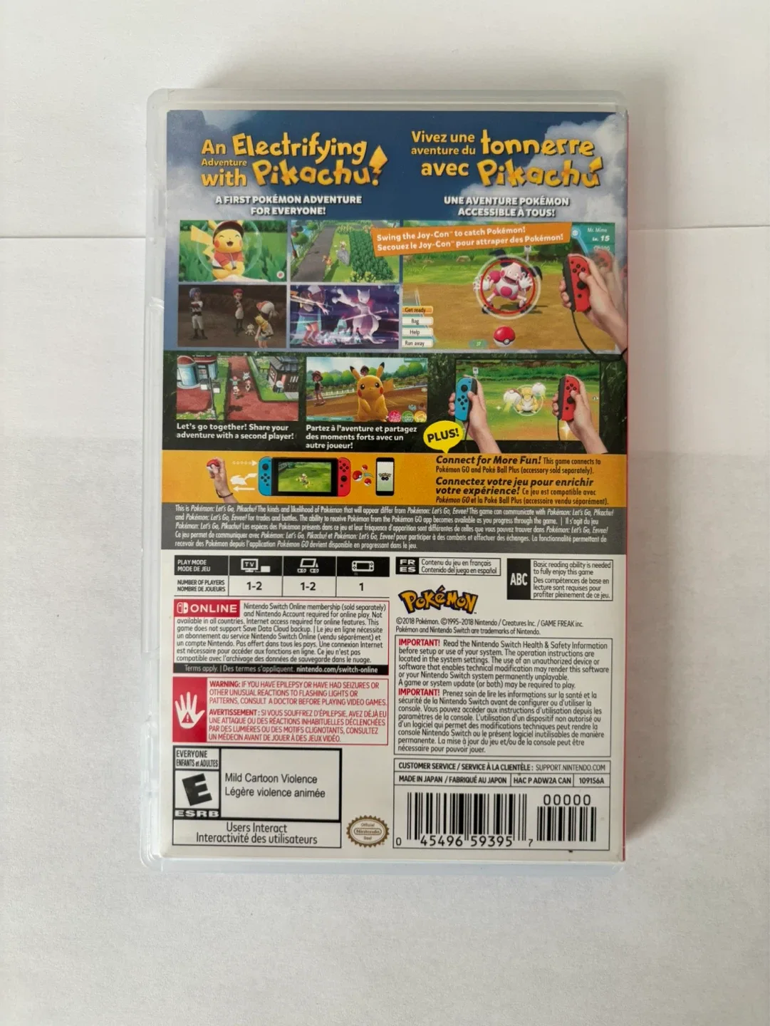 Nintendo Switch Pokemon Let's Go Pikachu! Game - photo 2