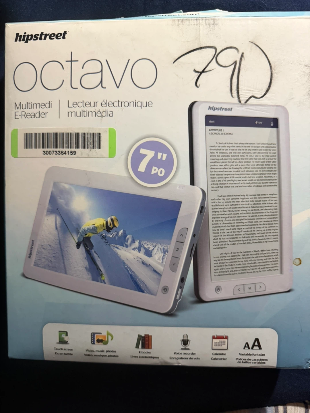 Hipstreet Octavo Multimedia E-Reader 7"