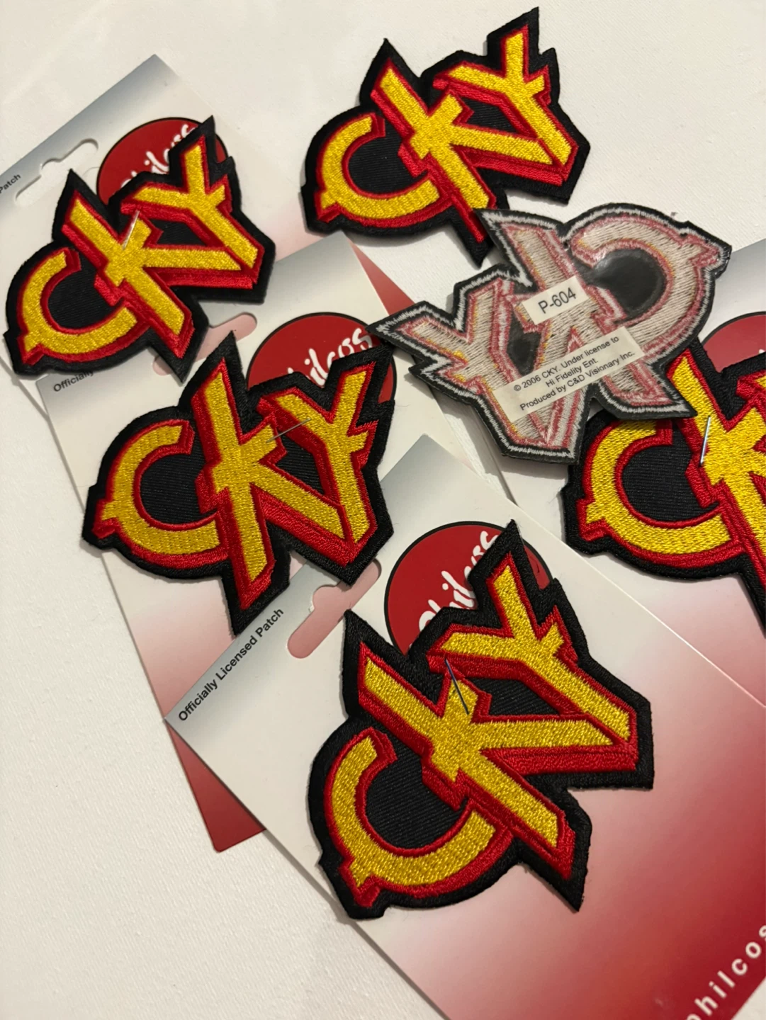 Vintage CKY band licensed patches 2006 bam margera rock metal - photo 3
