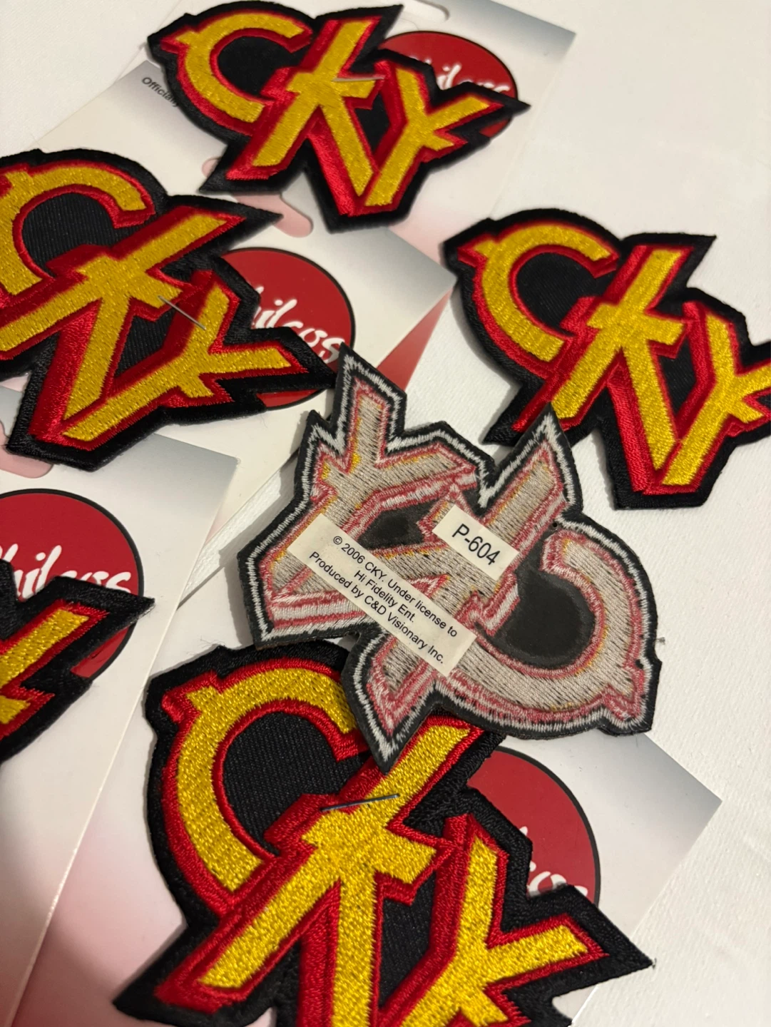 Vintage CKY band licensed patches 2006 bam margera rock metal