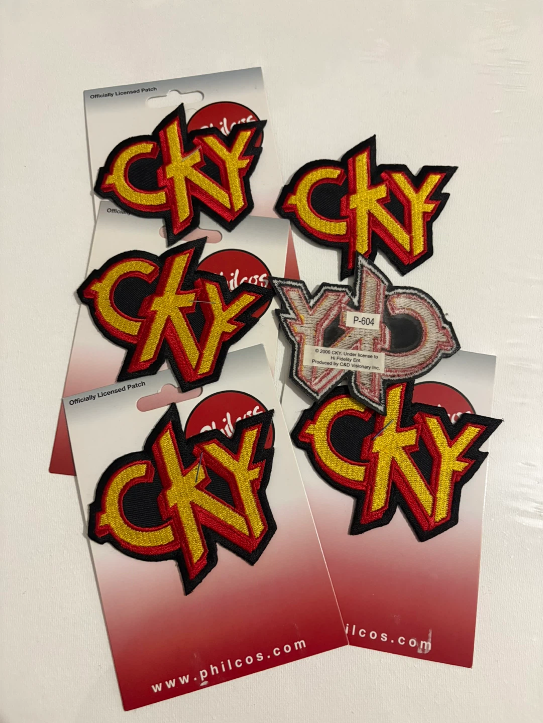 Vintage CKY band licensed patches 2006 bam margera rock metal - photo 2