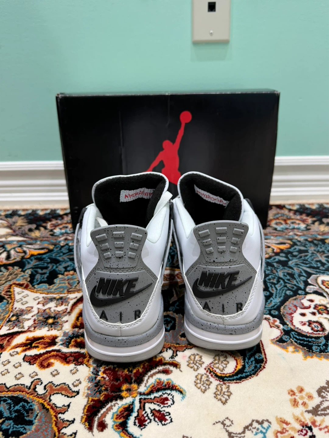 Jordan 4 Retro White Cement Men's Shoes - photo 5