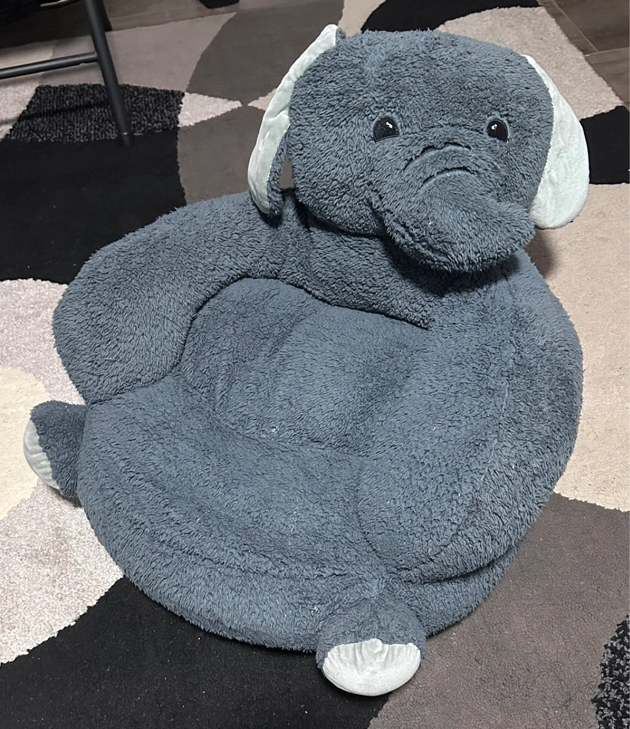 Plush Elephant Baby Seat