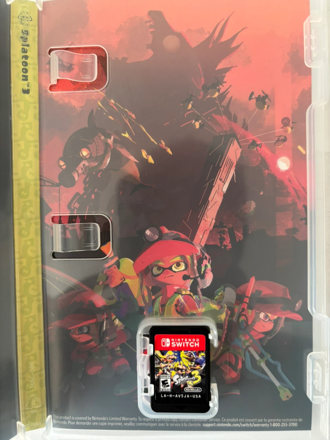 Nintendo Switch Splatoon 3 Game - photo 3