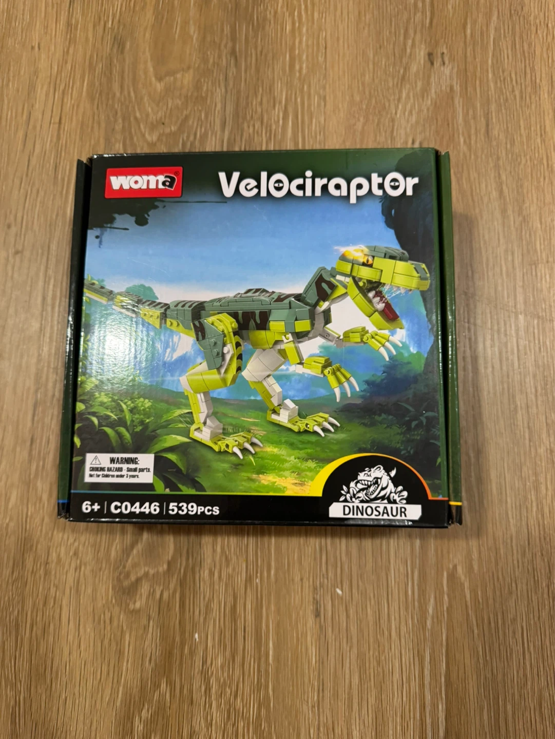 Velociraptor Building Set 539 Pieces